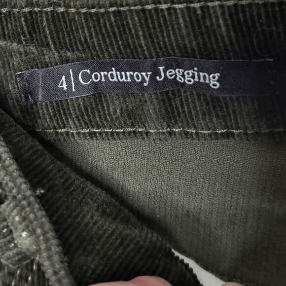 Talbots Corduroy Jegging in Deep Moss Green size 4 - Picture 7 of 8